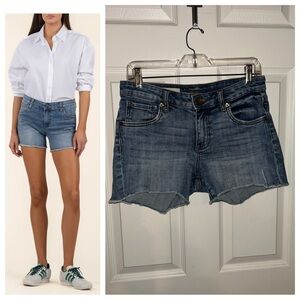 Kut From The Kloth Gidget Frey Denim Blue Jean Shorts Sz 2